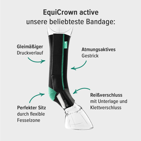 USPs der EquiCrown active Kompressionsbandage im Überblick