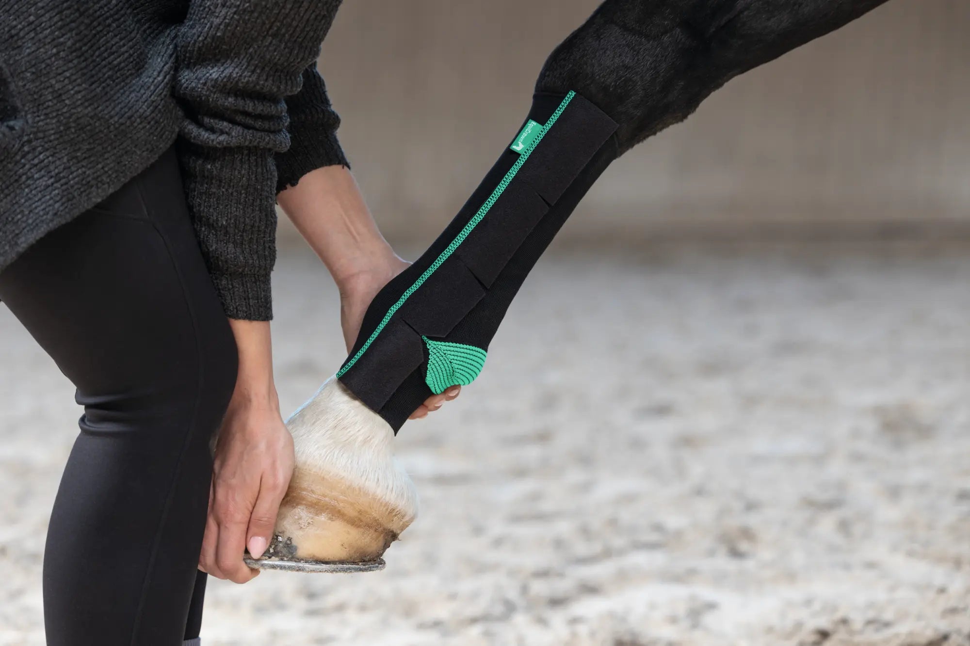 Detailaufnahme der EquiCrown active Bandage